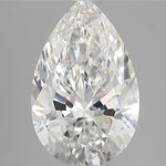 IGI 2.73 Carat Pear Lab Grown Diamond 人工培育鑽石 實驗室人造鑽石