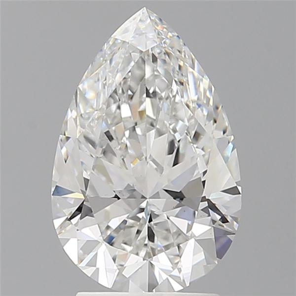 IGI 2.60 Carat Pear Lab Grown Diamond 人工培育鑽石 實驗室人造鑽石
