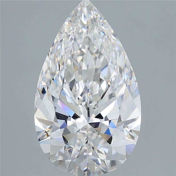IGI 4.08 Carat Pear Lab Grown Diamond 人工培育鑽石 實驗室人造鑽石