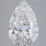 IGI 5.10 Carat Pear Lab Grown Diamond 人工培育鑽石 實驗室人造鑽石