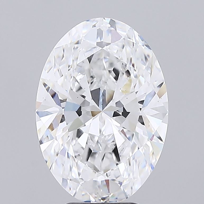 GIA 3.93 Carat Oval Lab Grown Diamond 人工培育鑽石 實驗室人造鑽石