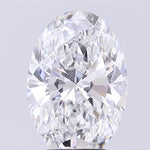 GIA 3.75 Carat Oval Lab Grown Diamond 人工培育鑽石 實驗室人造鑽石