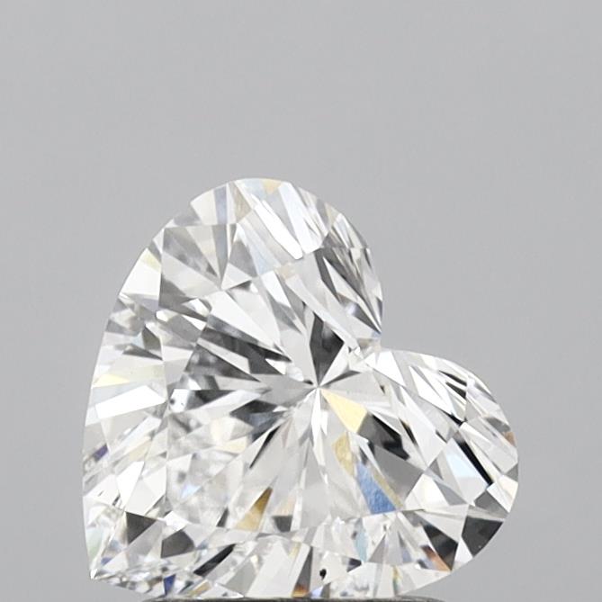 IGI 1.53 Carat Heart Lab Grown Diamond