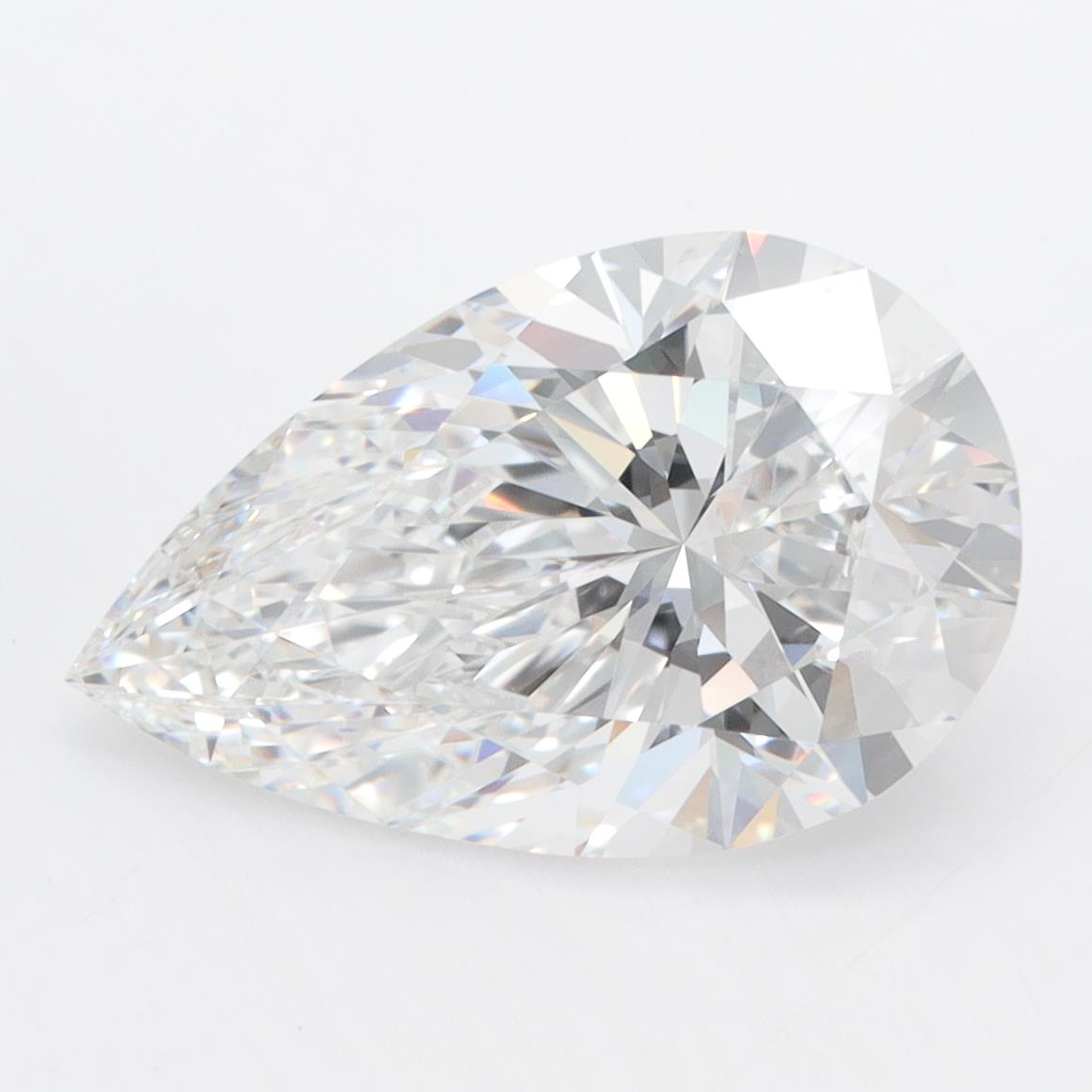 GIA 4.10 Carat Pear Lab Grown Diamond 人工培育鑽石 實驗室人造鑽石