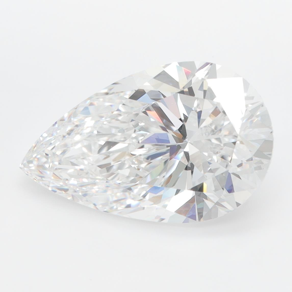 IGI 3.01 Carat Pear Lab Grown Diamond 人工培育鑽石 實驗室人造鑽石