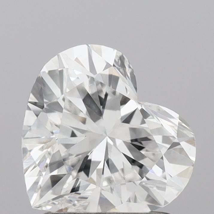 IGI 1.34 Carat Heart Lab Grown Diamond