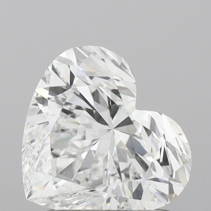 IGI 1.42 Carat Heart Lab Grown Diamond