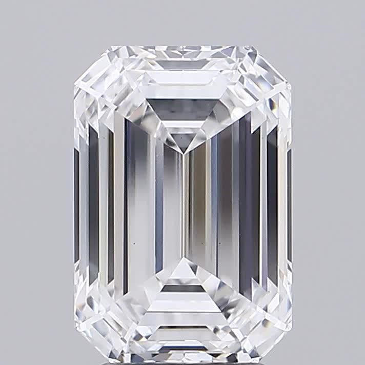 GIA 3.14 Carat Emerald Lab Grown Diamond 人工培育鑽石 實驗室人造鑽石