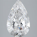 IGI 3.07 Carat Pear Lab Grown Diamond 人工培育鑽石 實驗室人造鑽石
