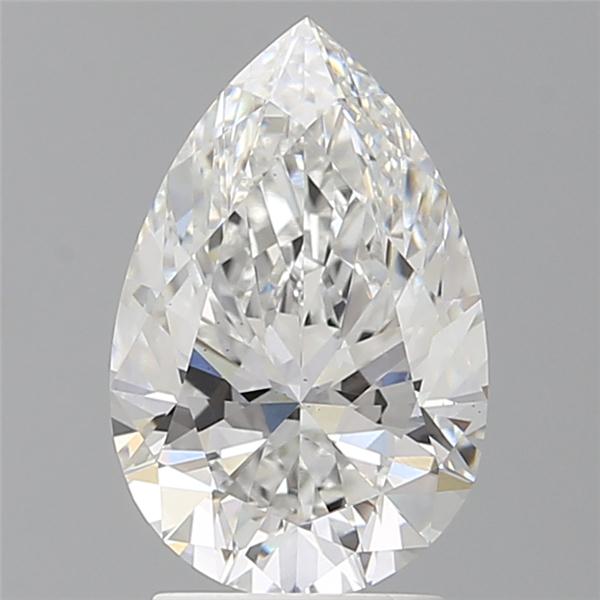 IGI 2.60 Carat Pear Lab Grown Diamond 人工培育鑽石 實驗室人造鑽石