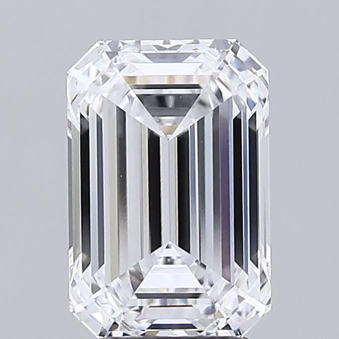 GIA 3.18 Carat Emerald Lab Grown Diamond 人工培育鑽石 實驗室人造鑽石