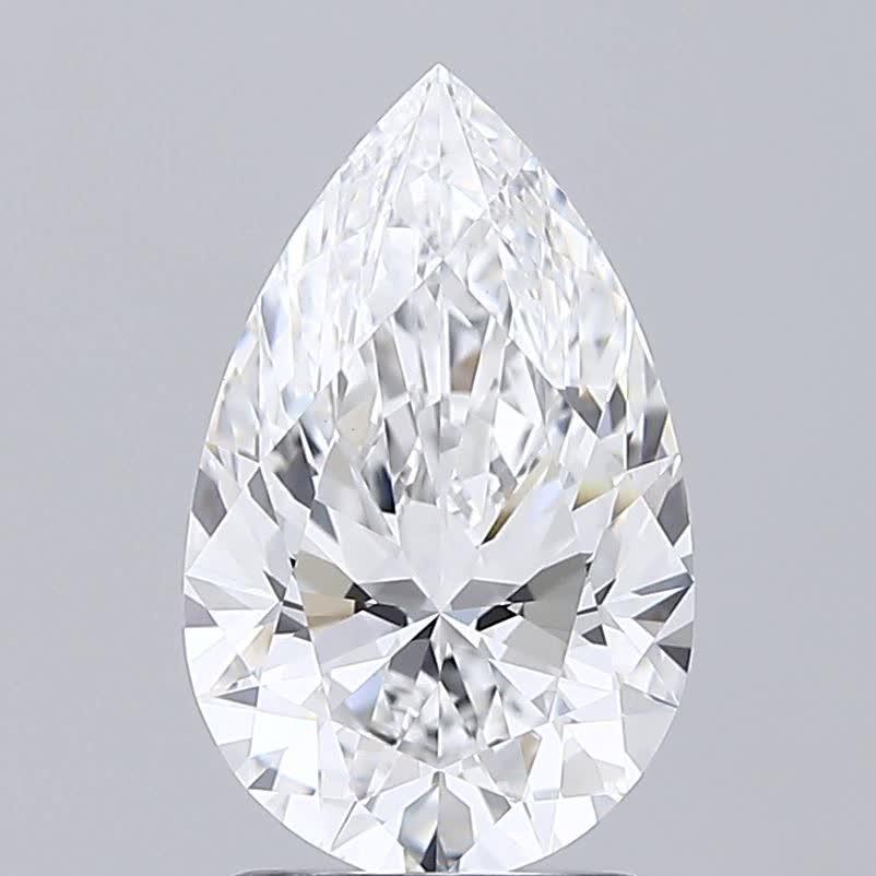IGI 2.09 Carat Pear Lab Grown Diamond 人工培育鑽石 實驗室人造鑽石