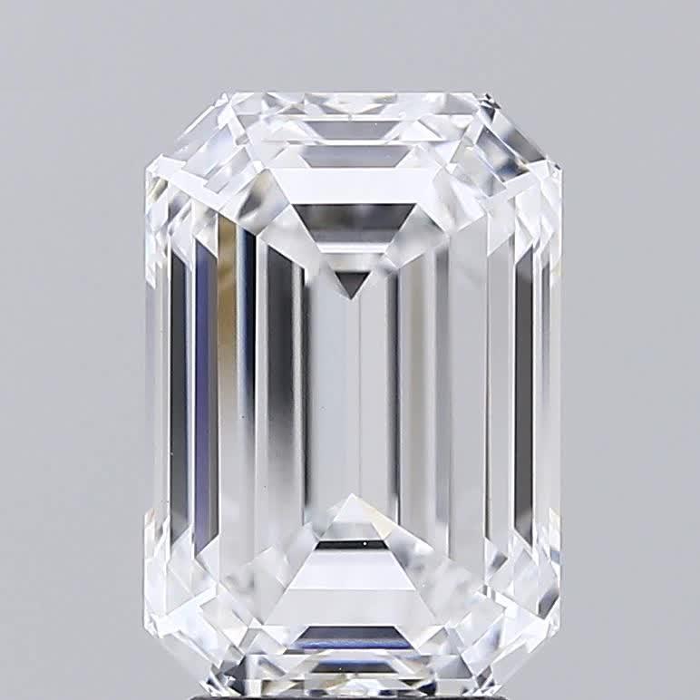 GIA 3.77 Carat Emerald Lab Grown Diamond 人工培育鑽石 實驗室人造鑽石