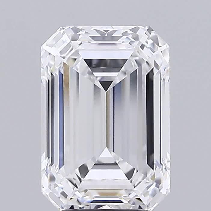 GIA 3.83 Carat Emerald Lab Grown Diamond 人工培育鑽石 實驗室人造鑽石