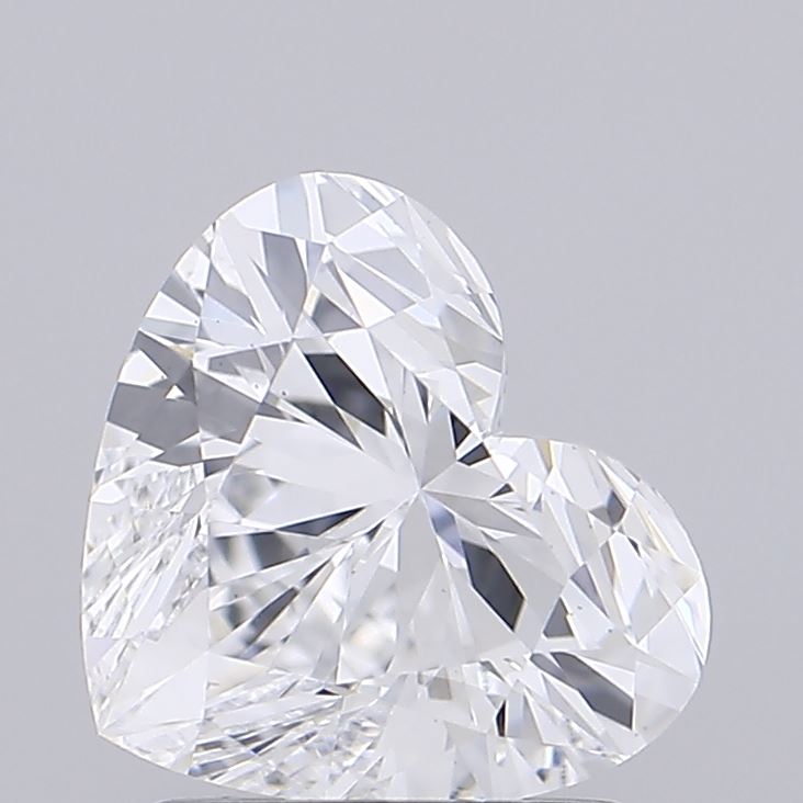 IGI 1.59 Carat Heart Lab Grown Diamond