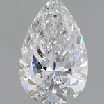 IGI 0.74 Carat Pear Lab Grown Diamond