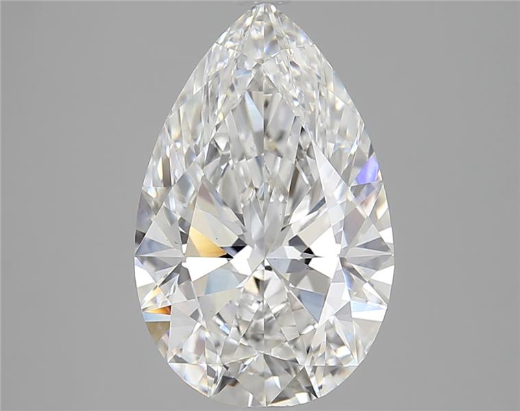 IGI 3.78 Carat Pear Lab Grown Diamond 人工培育鑽石 實驗室人造鑽石