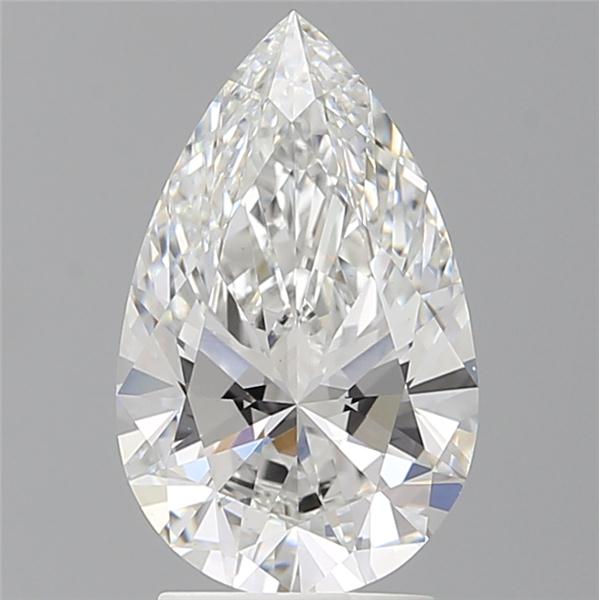IGI 2.60 Carat Pear Lab Grown Diamond 人工培育鑽石 實驗室人造鑽石