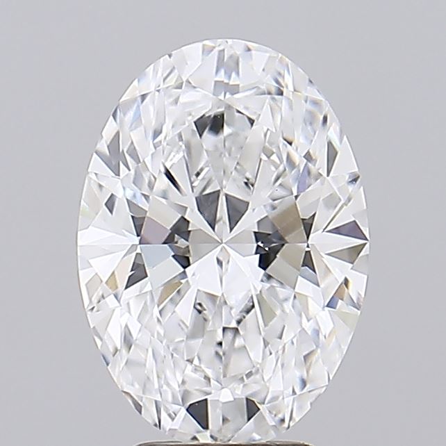 GIA 2.91 Carat Oval Lab Grown Diamond 人工培育鑽石 實驗室人造鑽石