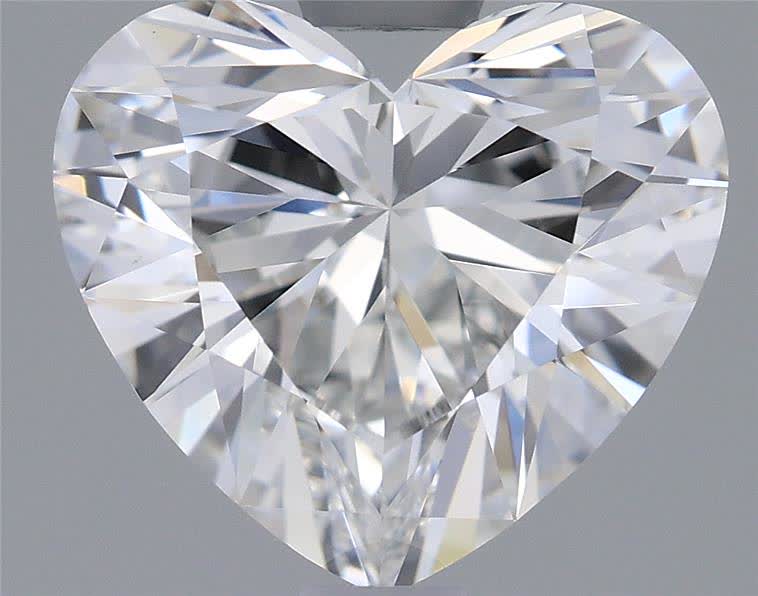 IGI 1.72 Carat Heart Lab Grown Diamond