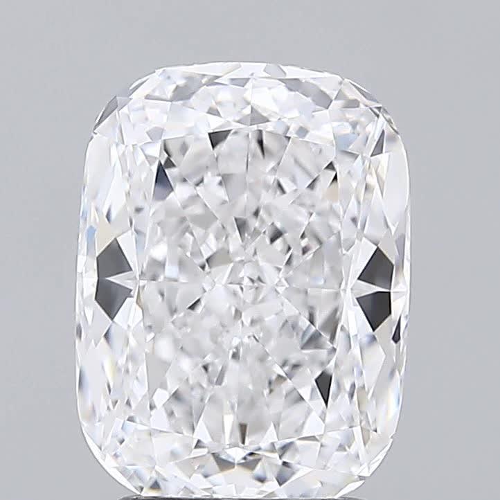 GIA 2.65 Carat Cushion Lab Grown Diamond 人工培育鑽石 實驗室人造鑽石