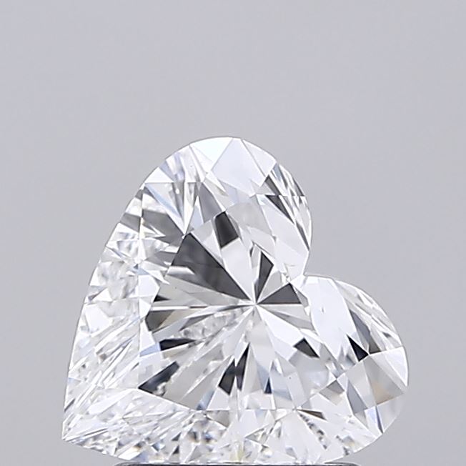IGI 1.59 Carat Heart Lab Grown Diamond