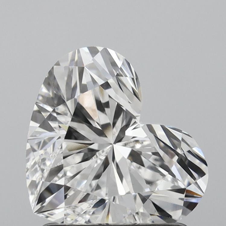 IGI 1.39 Carat Heart Lab Grown Diamond