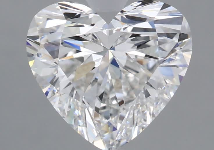 IGI 1.51 Carat Heart Lab Grown Diamond