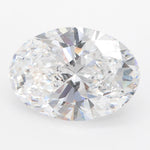 GIA 3.30 Carat Oval Lab Grown Diamond 人工培育鑽石 實驗室人造鑽石