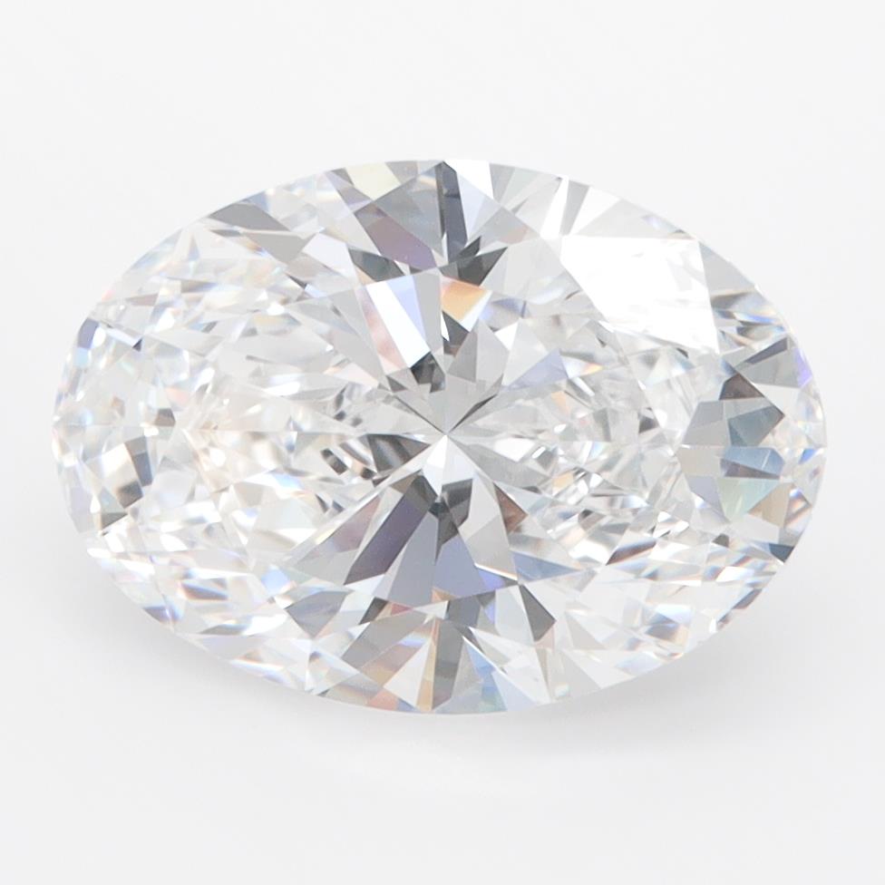 GIA 3.30 Carat Oval Lab Grown Diamond 人工培育鑽石 實驗室人造鑽石