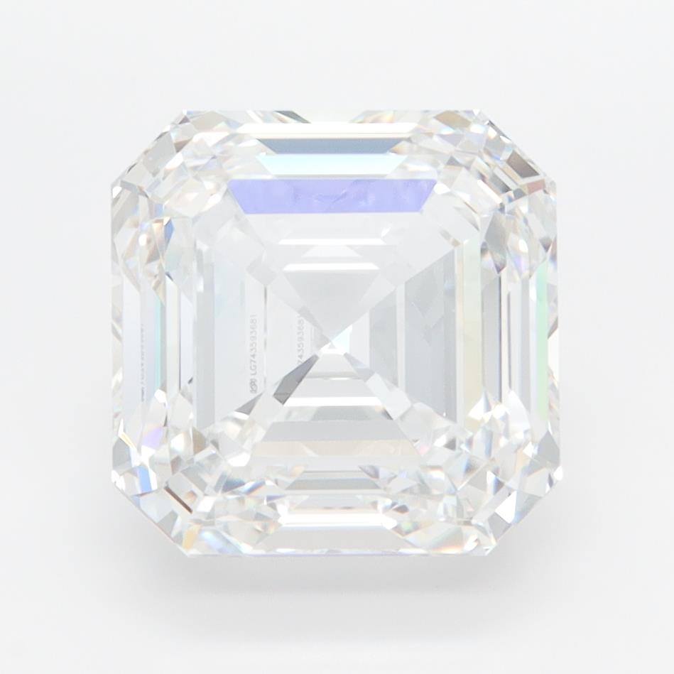 IGI 4.05 Carat Asscher Lab Grown Diamond