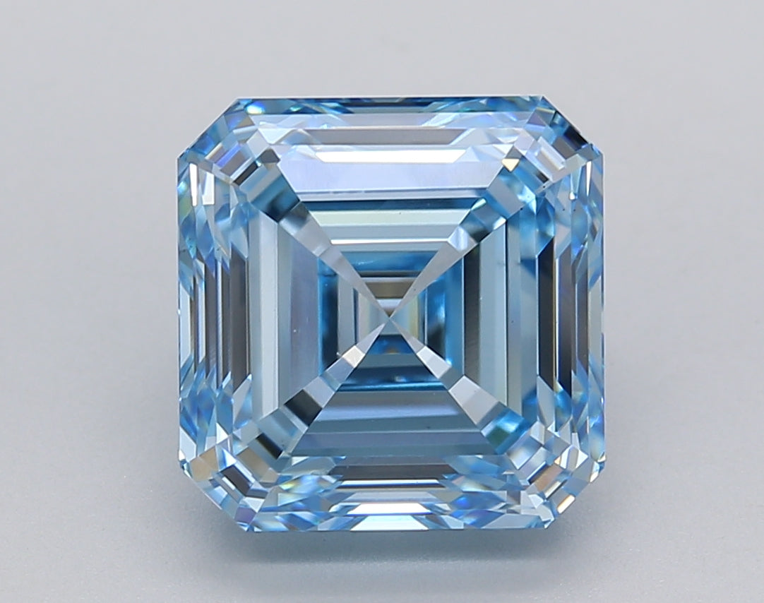 IGI 5.02 Carat Square Emerald Lab Grown Diamond