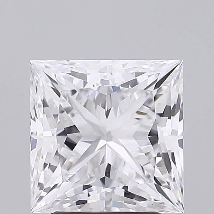 GIA 2.58 Carat Princess Cut Lab Grown Diamond 人工培育鑽石 實驗室人造鑽石