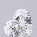 IGI 1.52 Carat Heart Lab Grown Diamond
