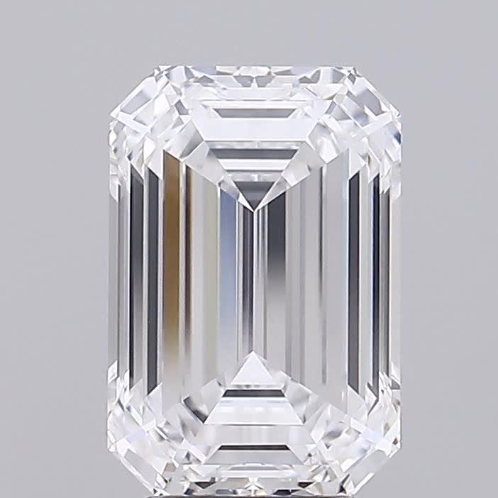 GIA 4.58 Carat Emerald Lab Grown Diamond 人工培育鑽石 實驗室人造鑽石