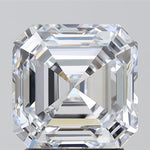 GIA 3.54 Carat Asscher Lab Grown Diamond 人工培育鑽石 實驗室人造鑽石