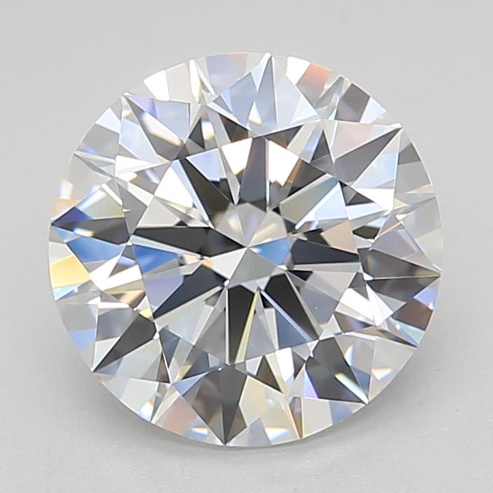 GIA 2.72 Carat Round Brilliant Lab Grown Diamond