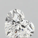 IGI 1.54 Carat Heart Lab Grown Diamond