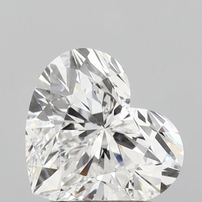 IGI 1.54 Carat Heart Lab Grown Diamond