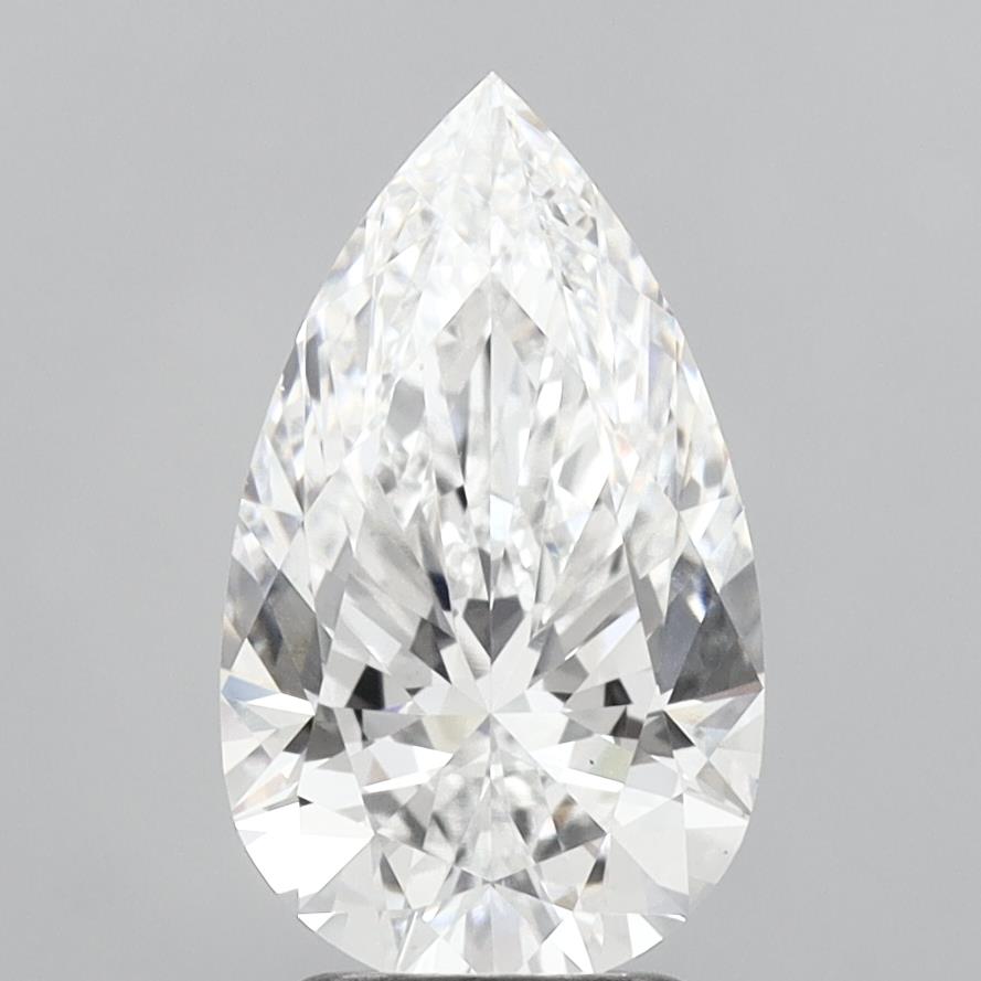 IGI 3.01 Carat Pear Lab Grown Diamond 人工培育鑽石 實驗室人造鑽石