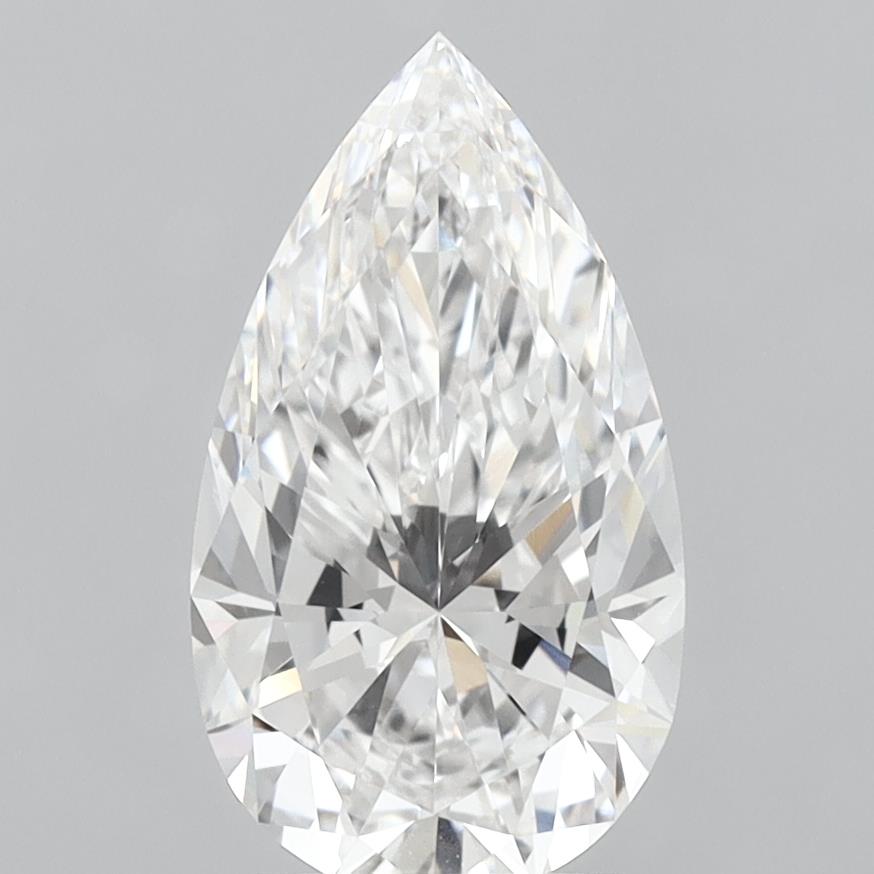 IGI 3.06 Carat Pear Lab Grown Diamond 人工培育鑽石 實驗室人造鑽石