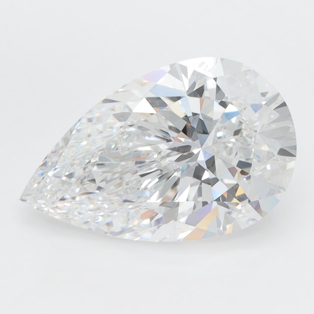 GIA 3.08 Carat Pear Lab Grown Diamond 人工培育鑽石 實驗室人造鑽石