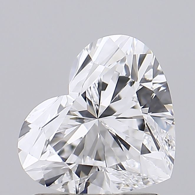 IGI 1.38 Carat Heart Lab Grown Diamond