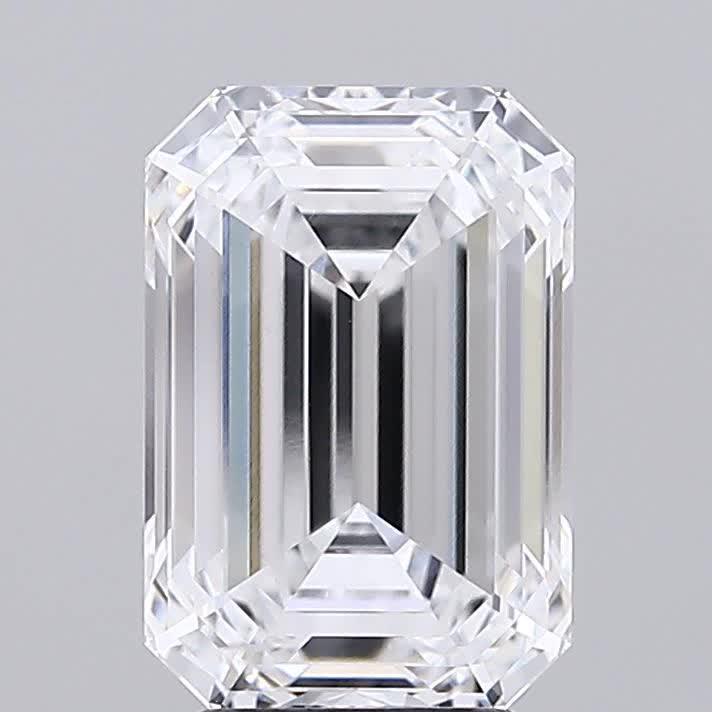 GIA 4.11 Carat Emerald Lab Grown Diamond 人工培育鑽石 實驗室人造鑽石