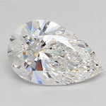 IGI 3.43 Carat Pear Lab Grown Diamond 人工培育鑽石 實驗室人造鑽石