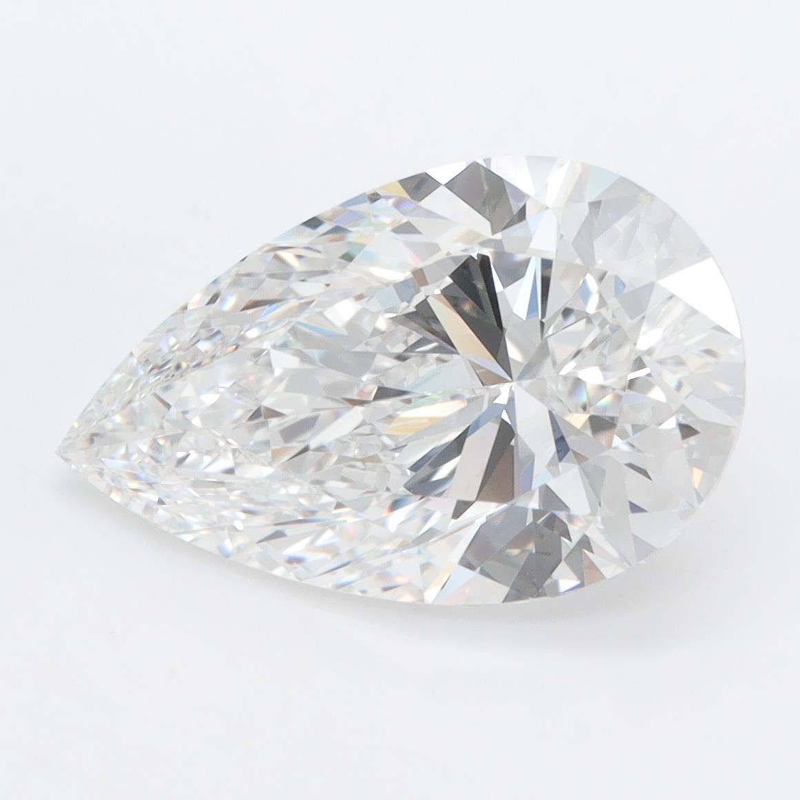 IGI 3.29 Carat Pear Lab Grown Diamond 人工培育鑽石 實驗室人造鑽石