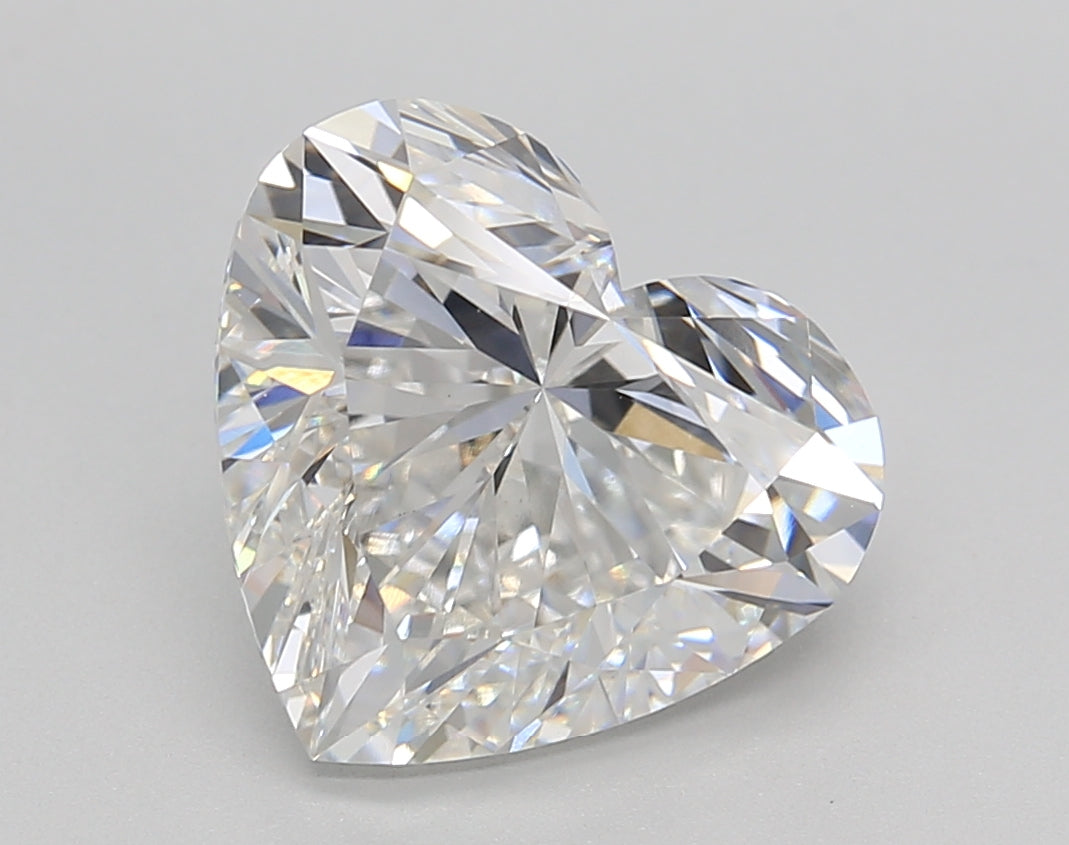 IGI 4.02 Carat Heart Lab Grown Diamond