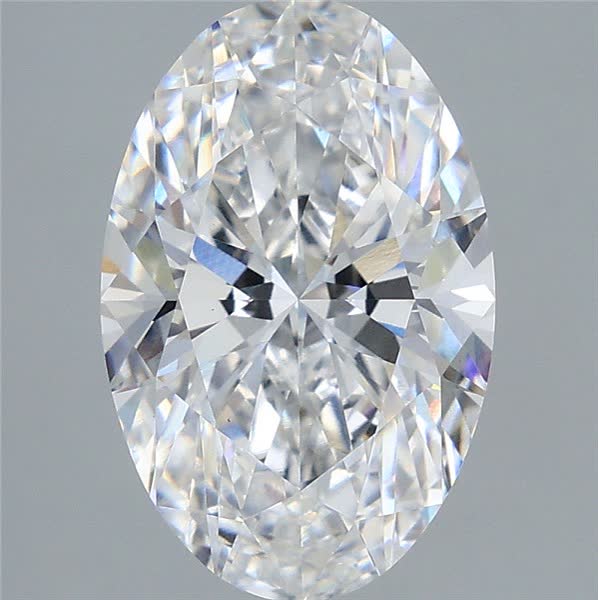 IGI 3.72 Carat Oval Lab Grown Diamond 人工培育鑽石 實驗室人造鑽石
