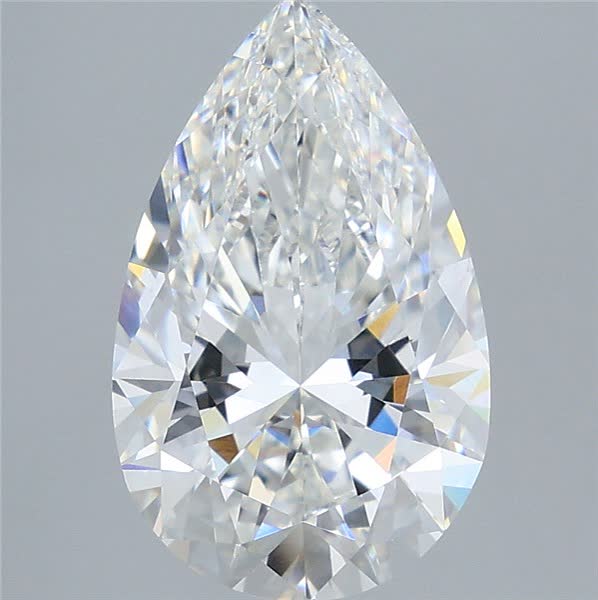 IGI 4.09 Carat Pear Lab Grown Diamond 人工培育鑽石 實驗室人造鑽石