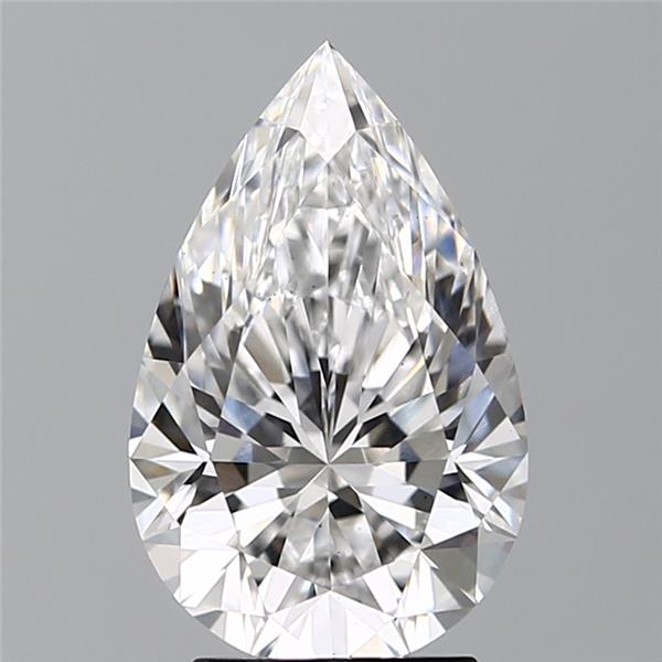 IGI 3.05 Carat Pear Lab Grown Diamond 人工培育鑽石 實驗室人造鑽石